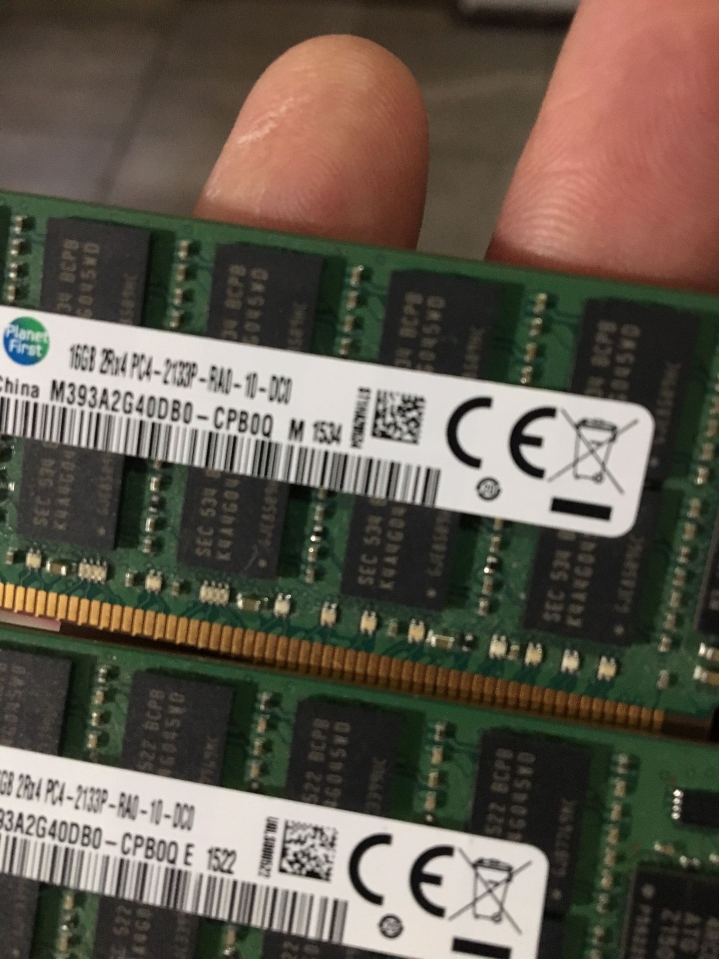 1TB hardrive and 32 GB memory ram PC4 for PC