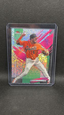 2025 Topps Finest Luis Arraez San Francisco Giants #260 RARE Mini Diamond