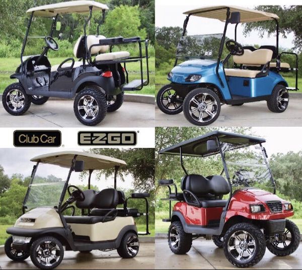 Custom Golf Cart For Sale Starting at $4500 New and Used Club Car, EZGO