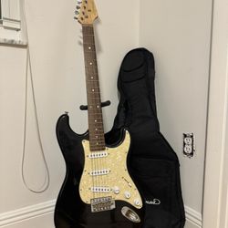 Craftsman Electric Guitar + case, stand, and cable
