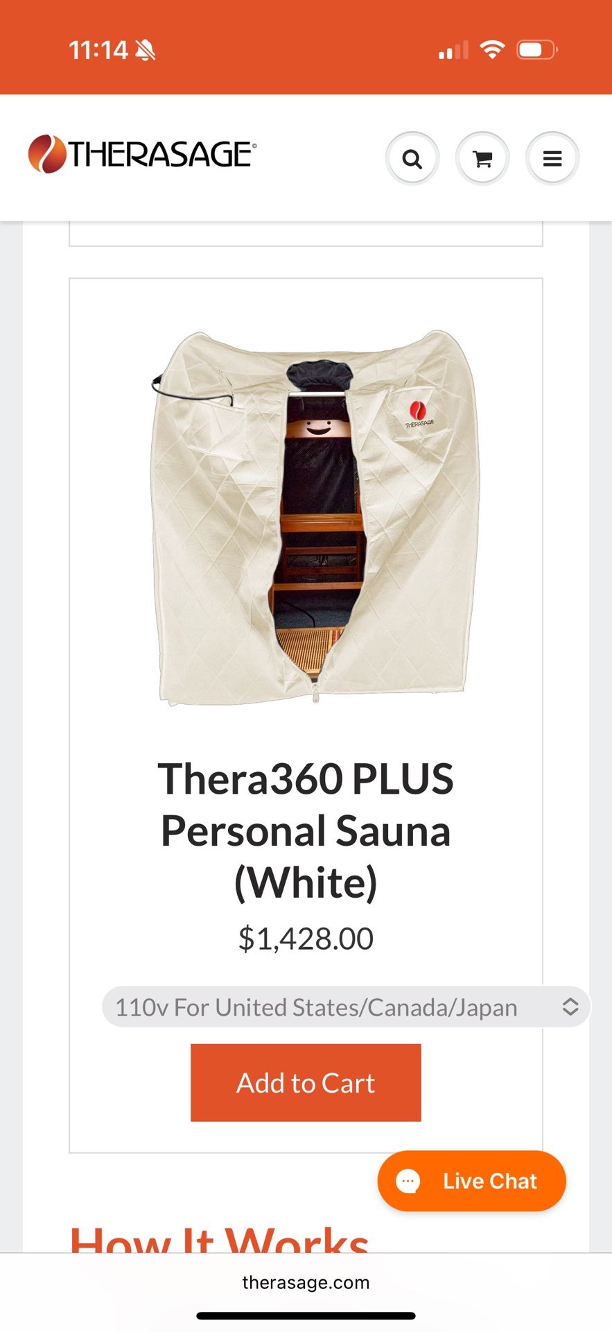 Personal Sauna In Your Living Room!