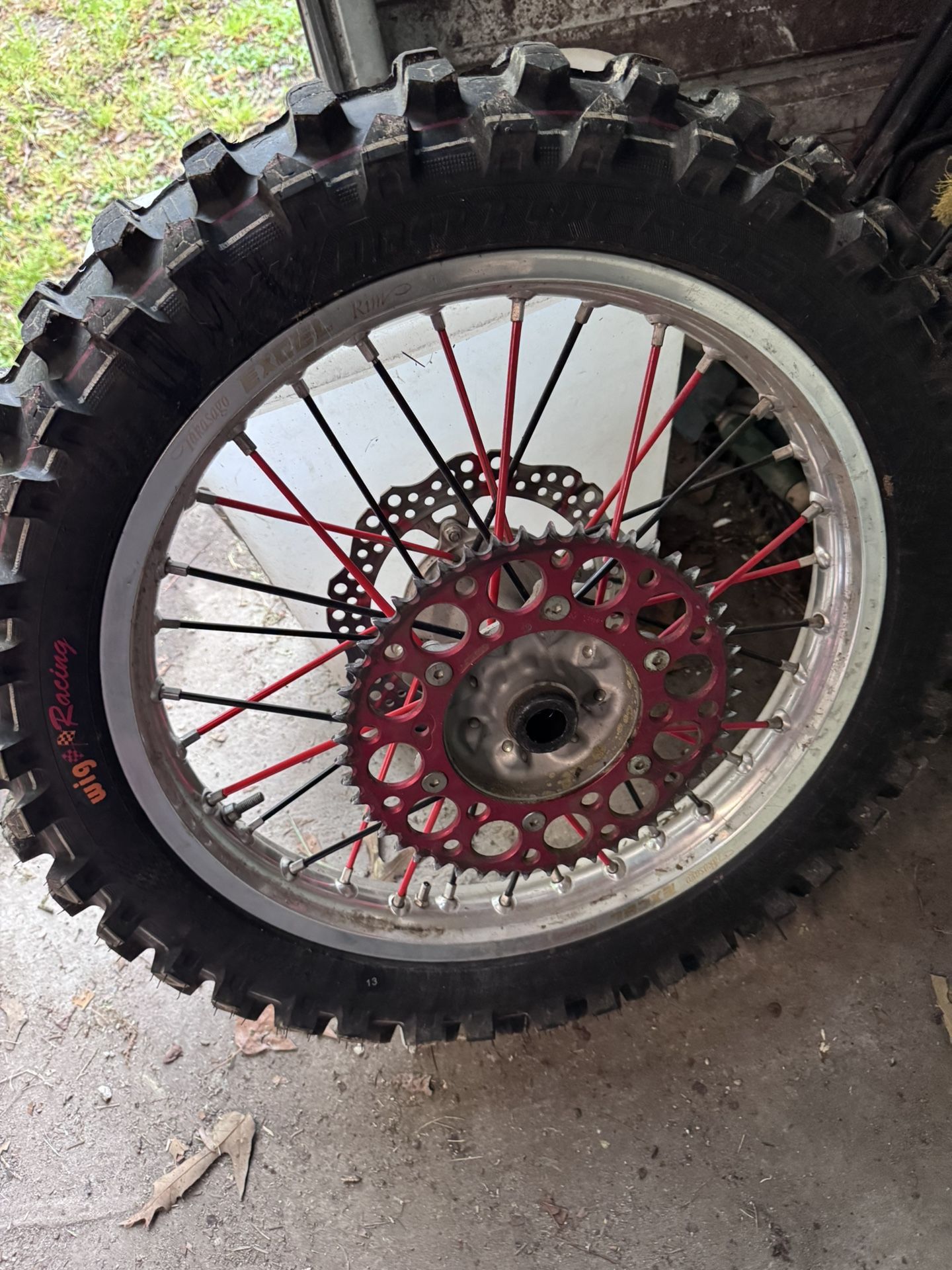 Crf Rear Rim & Tire Complete