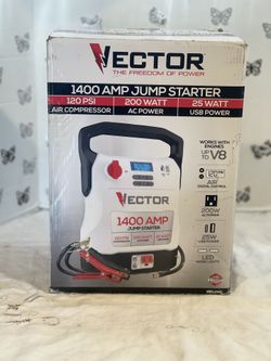 Vector 1400 Amp Jump Stater Works With V8 Engines 