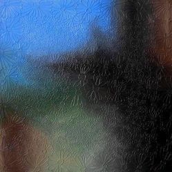 Acrylic Painting  (48 X 48) “Earthly daisies”