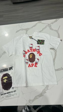 hello kitty bape tee