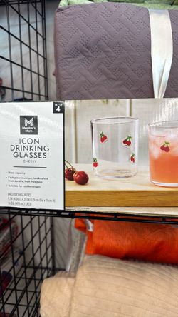 Cherry glasses 4 pack