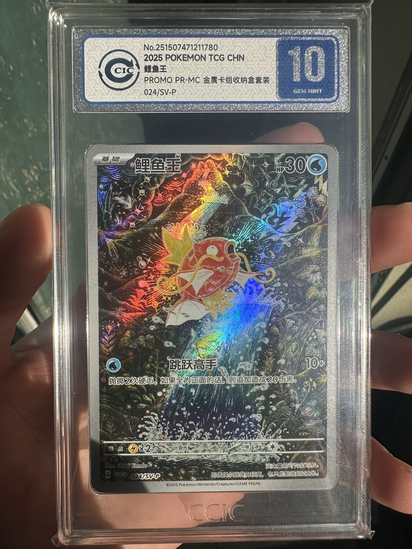 Magikarp #24/SV-P Pokemon Card Slab 10