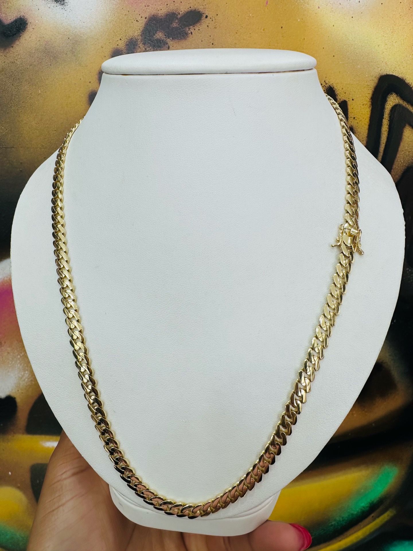 10k Semisolid Cuban Chain