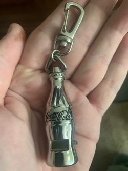 Coca coal bottle keychain
