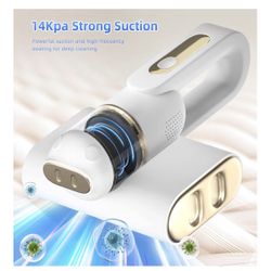 Bed Vacuum Cleaner, Mattress Vacuum Cleaner with UV-C Light 14Kpa