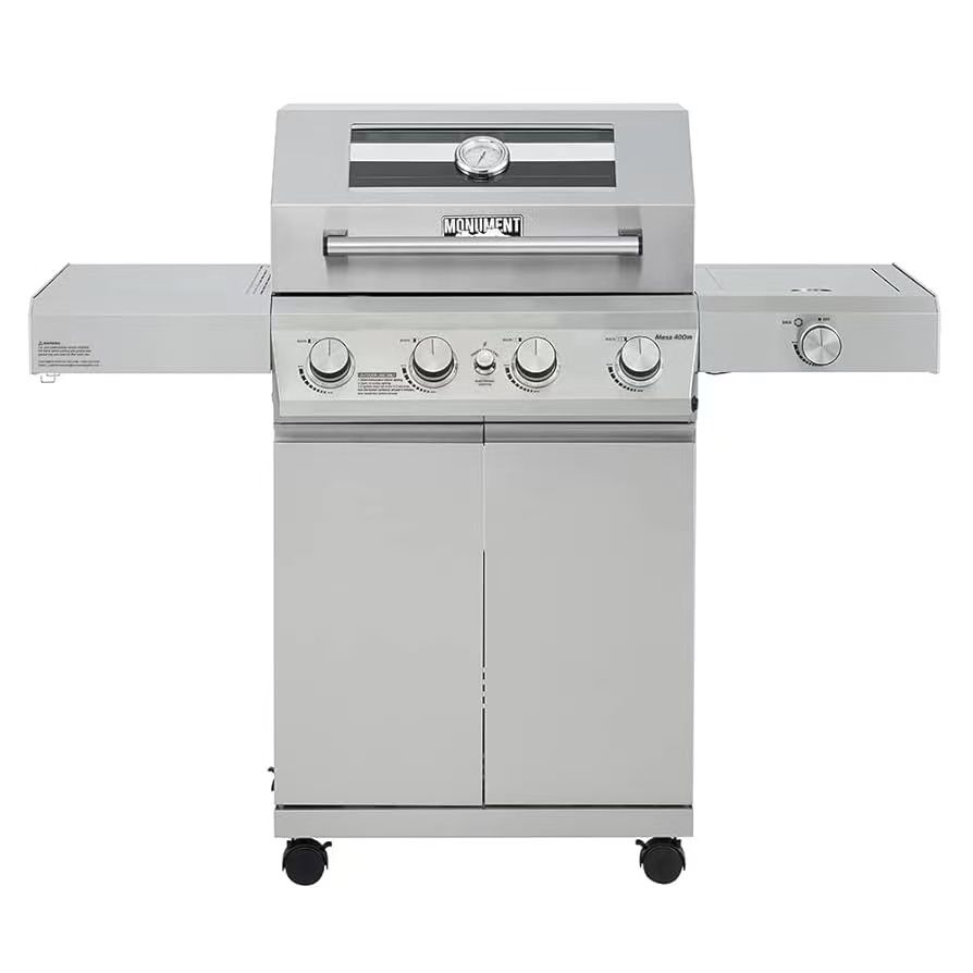 ❤️ Grills Larger 4-Burner Propane Gas Grills Stainless Steel $320