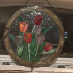 Hanging Round Glass Decor
