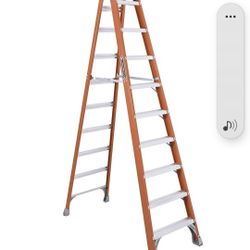 Louisville Ladder 10-Foot Fiberglass Step Ladder, 300-Pound Load Capacity, Type IA, FS1510