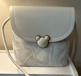 Jim Honey Cream and  White Handbag - New