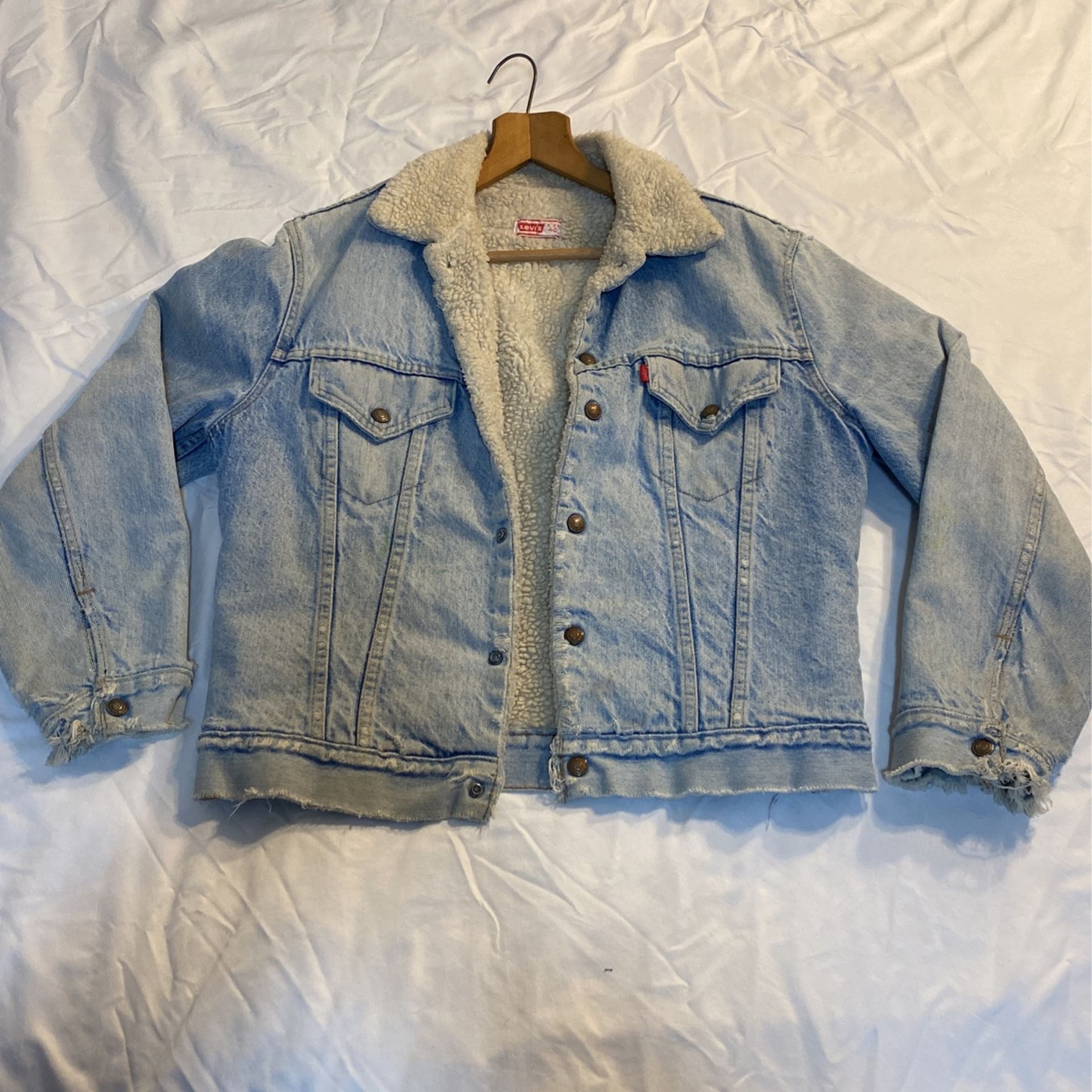 Vintage Levi’s Fleece Jean Jacket Sz 40