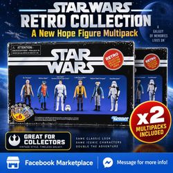 Star Wars Retro Collection Star Wars: A New Hope Figure Multipack x 2