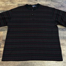 Polo Ralph Lauren 1980s Henley Shirt Made In USA