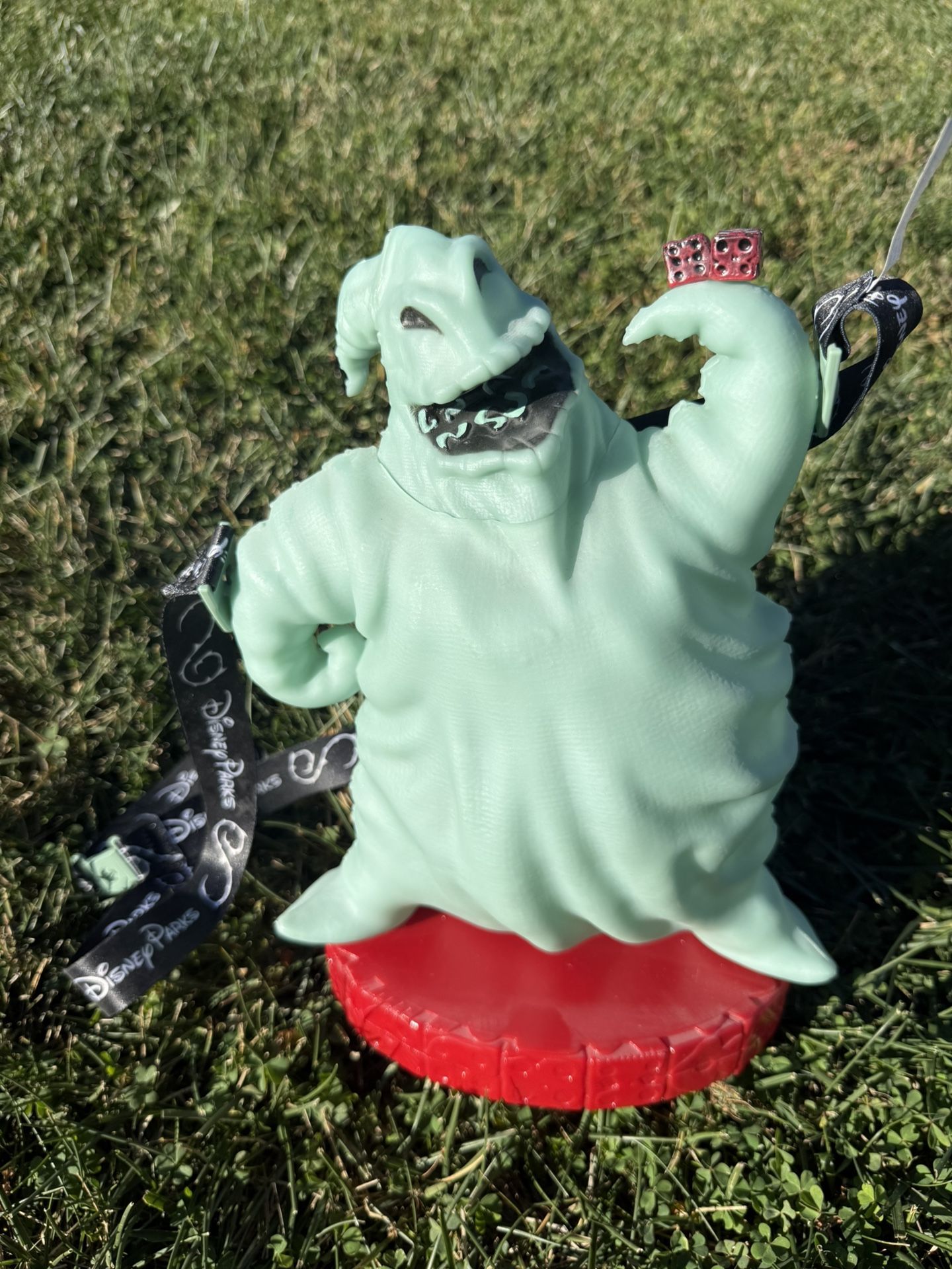 Disneyland Anaheim Oogie Boogie Glow In The Dark Popcorn Bucket 