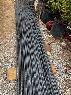 Rebar 1/2 inch 20’ long