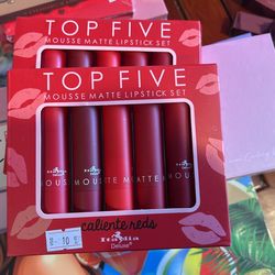 Italia Top Five Lipstick Set