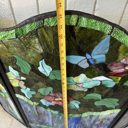 Stained glass Fireplace Screen 