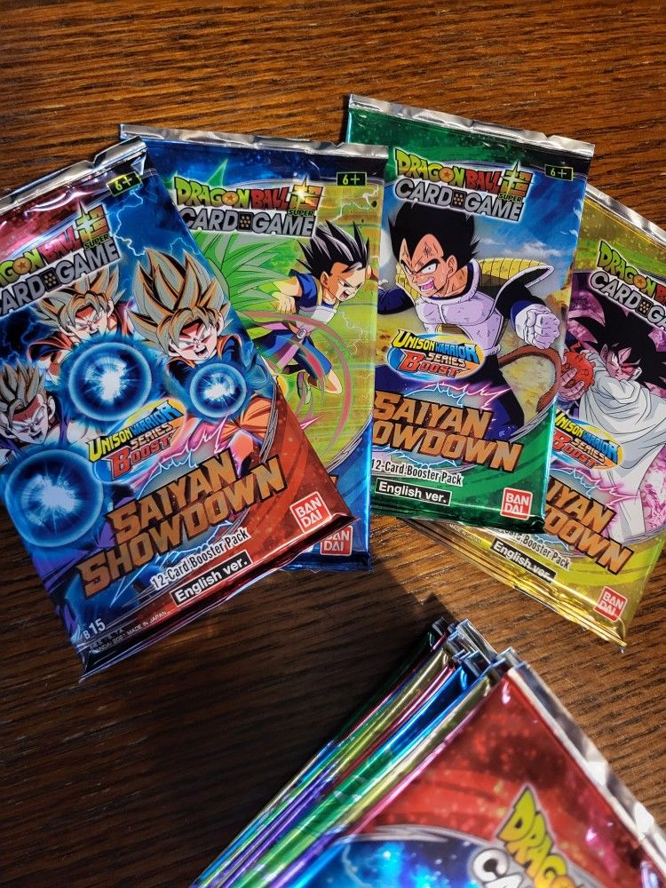 Dragonball Super Tcg  Saiyan Showdown 18 Packs