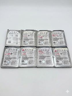 Lot of 8 Laptop 2.5" Hard Drives 500GB ($10 each)