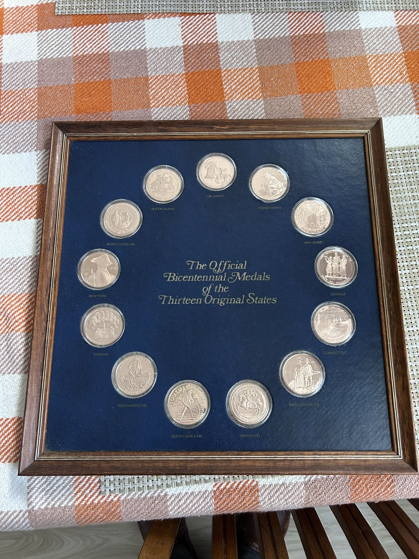 The Official Bicentennial Medals of the Original Thirteen States