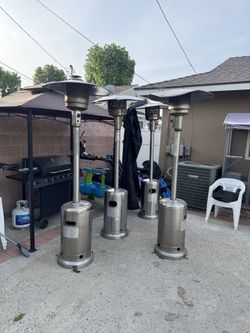 Stainless Steel Propane Standing Patio Heater