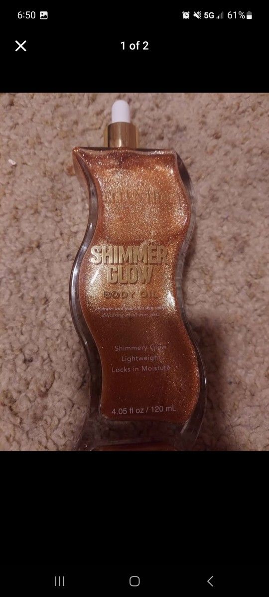 ✨ Shimmer Glow Body Oil – 4.05 fl oz / 120 mL ✨