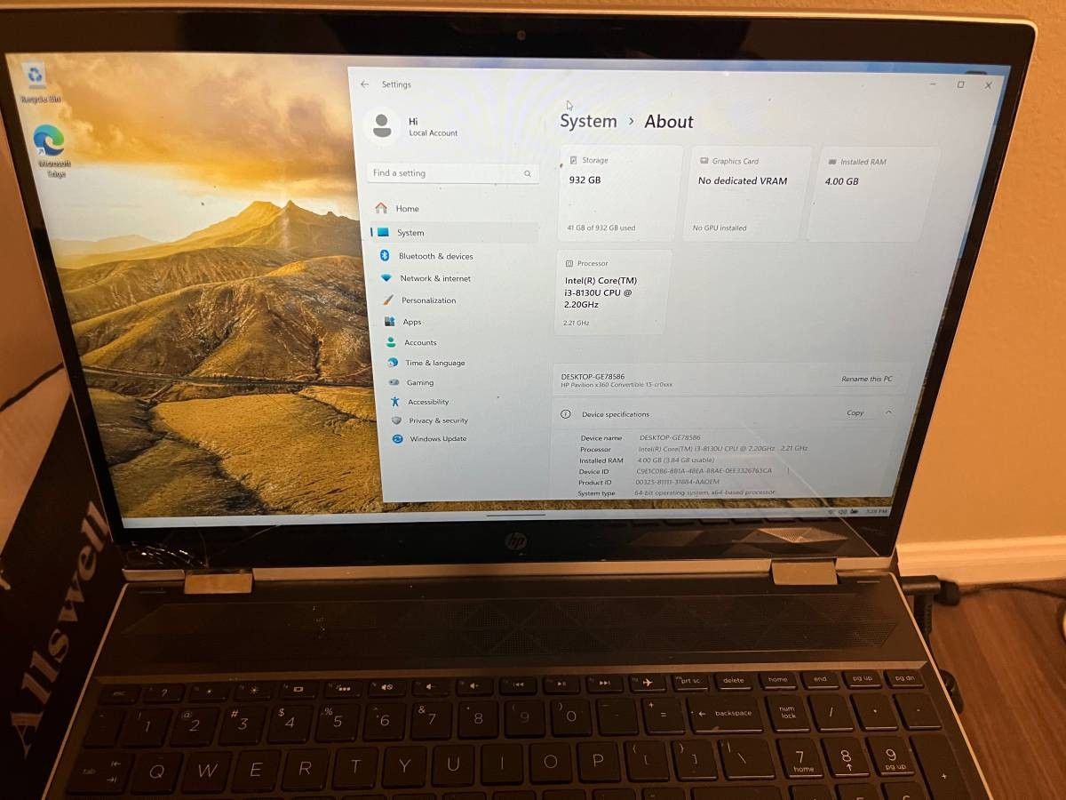 HP Laptop / Desktop