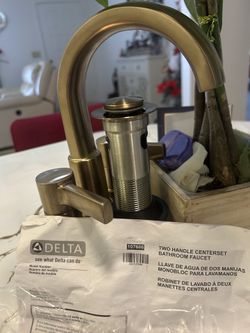 Delta 2 Handle bathroom faucet