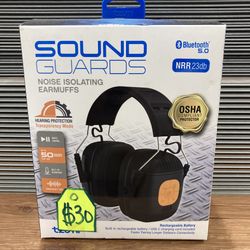 Sound Guard Noise Isolating Earmuffs