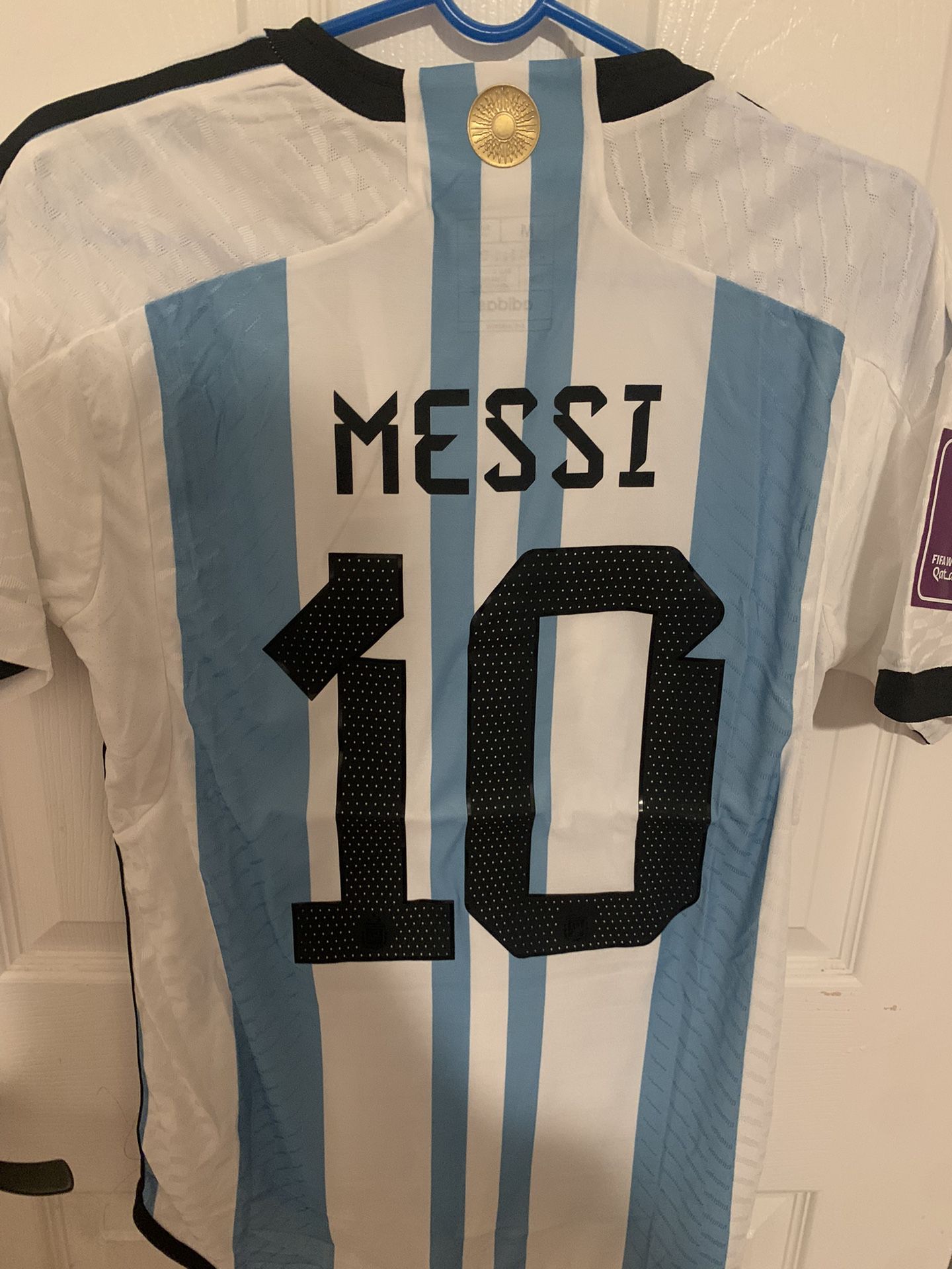 Argentina 3 Star World Cup Messi Jersey for Sale in South