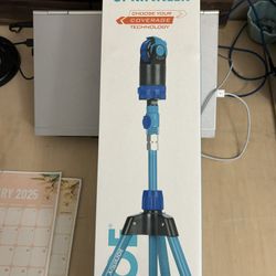 AQUA JOE Indestructible Turbo Drive 360° Telescoping Sprinkler and Mister