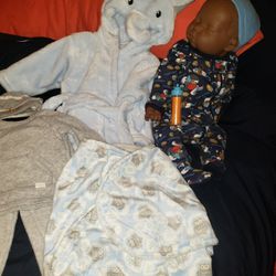 Baby Boy Doll And Accessories 
