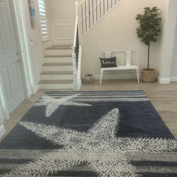 Thomas Paul Starfish Blue 8 ft. x 10 ft. Indoor Area Rug
