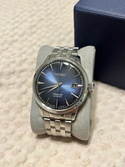 The Seiko Presage Cocktail Time Automatic Blue Stainless Steel Men's Watch SRPB41