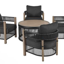 Better Homes And Gardens Tarren 5 Piece Conversation Set