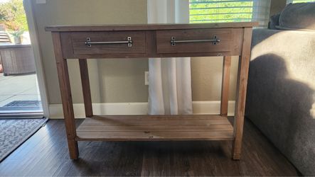 Entryway console table