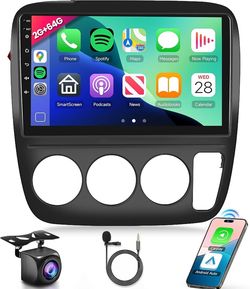 Android Car Stereo for Honda CRV 1(contact info removed) - 9” Display, Apple CarPlay Android Auto, Backup Cam