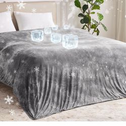 Brandnew 60”x90”Cooling Blanket Full Size Summer Blanket Tie Dye for Hot Sleepers Lightweight Breathable Bed Blanket, Arc-Chill Q-Max >0.5 Cool Fiber 