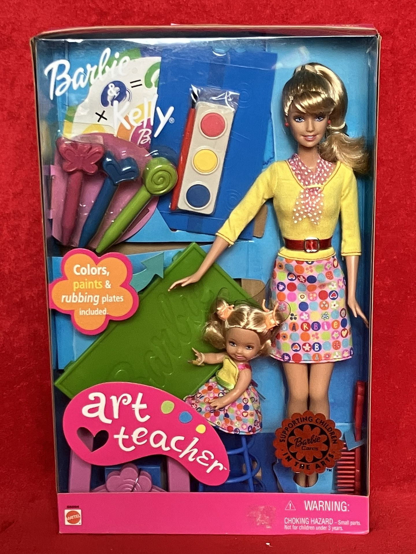 NEW Vintage BARBIE & KELLY ART TEACHER DOLL ‼️ Price Is FIRM ‼️ See HUGE Collection ALL MUST GO ‼️ See Pictures ..