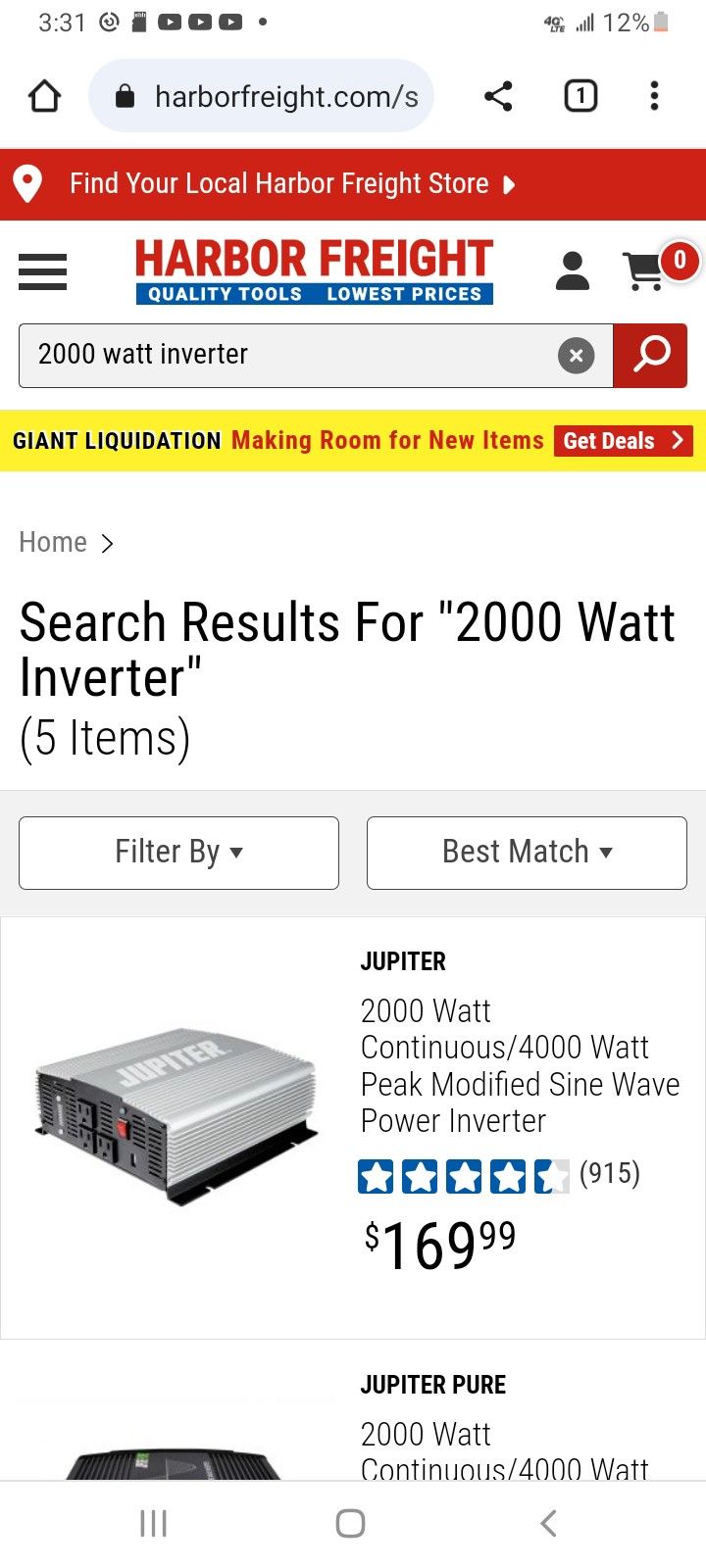 2000 Watt Jupiter Power Inverter for Sale in Phoenix, AZ OfferUp