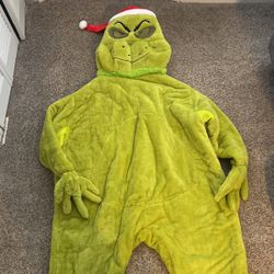 Grinch suit adult 
