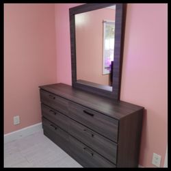 NEW DOUBLE DRESSER WITH MIRROR 🛠️ ASSEMBLED