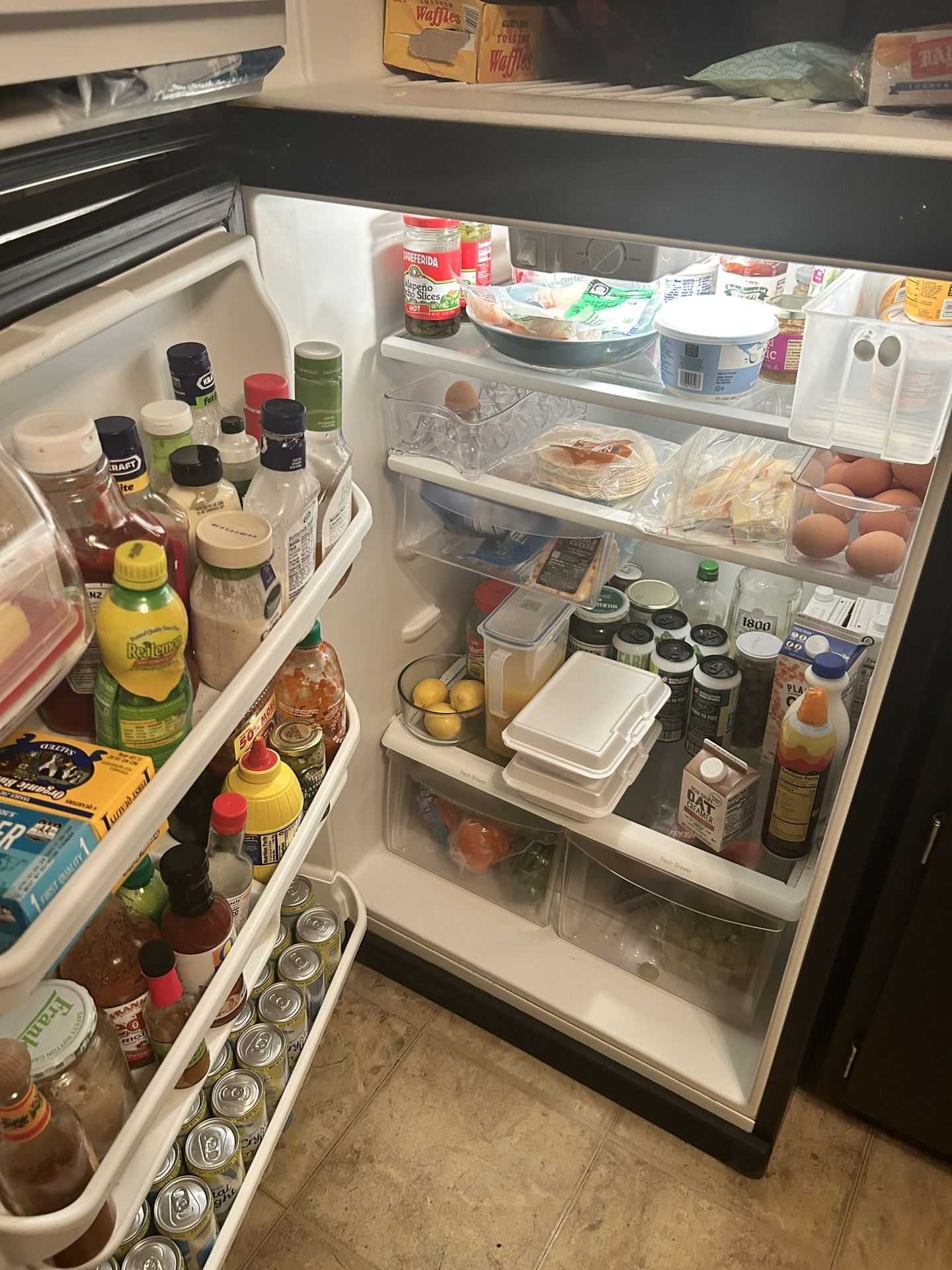 Stainless Steel Frididaire Refrigerator 