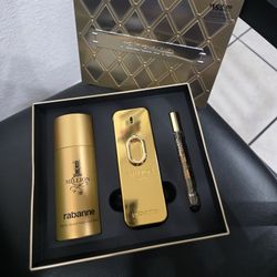 Rabanne Men's Million Gold Eau de Parfum Intense Gift Set