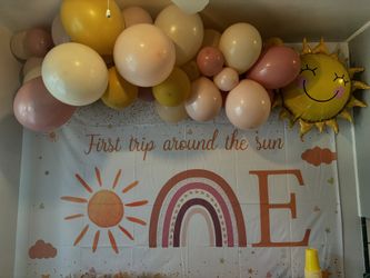 First Trip Around The Sun Backdrop