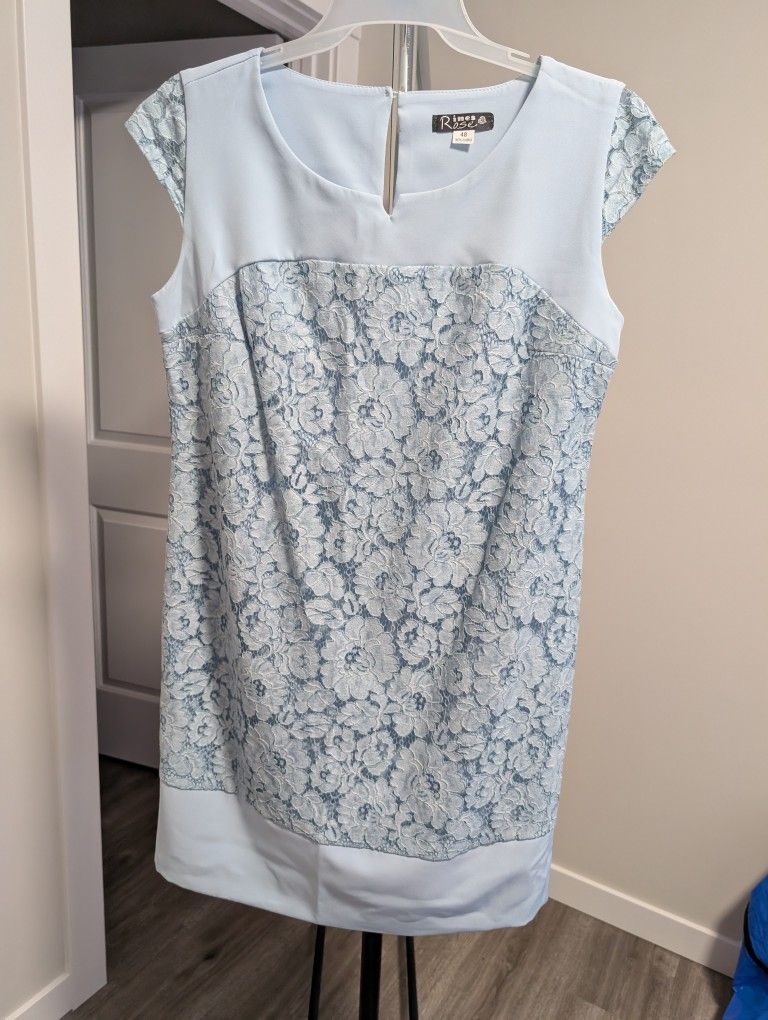 Light Blue Dress Size 48